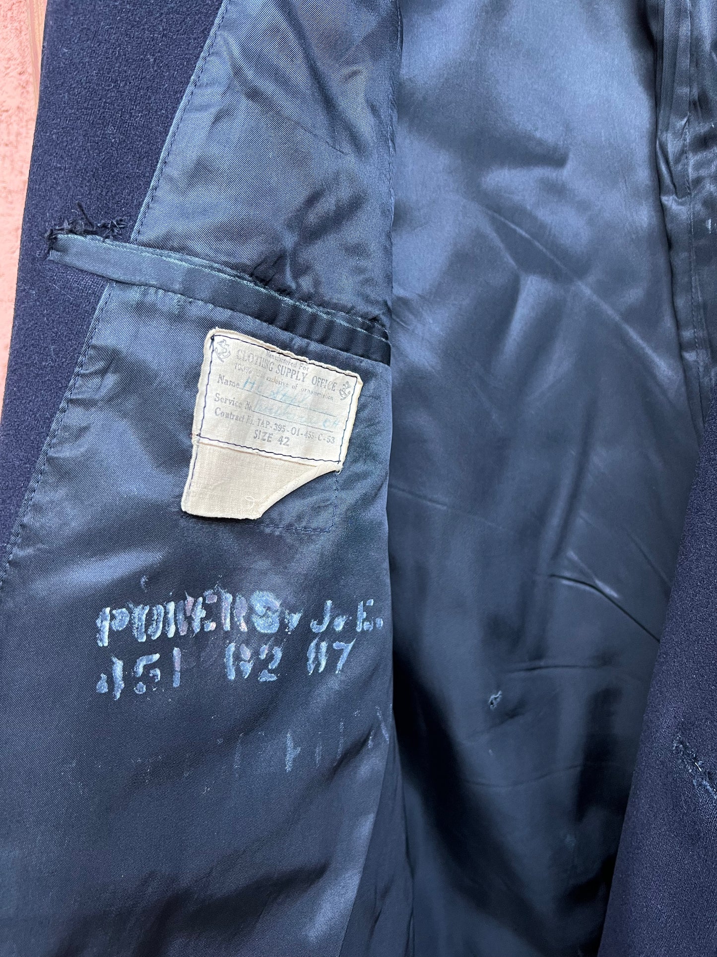 50s US Navy Peacoat