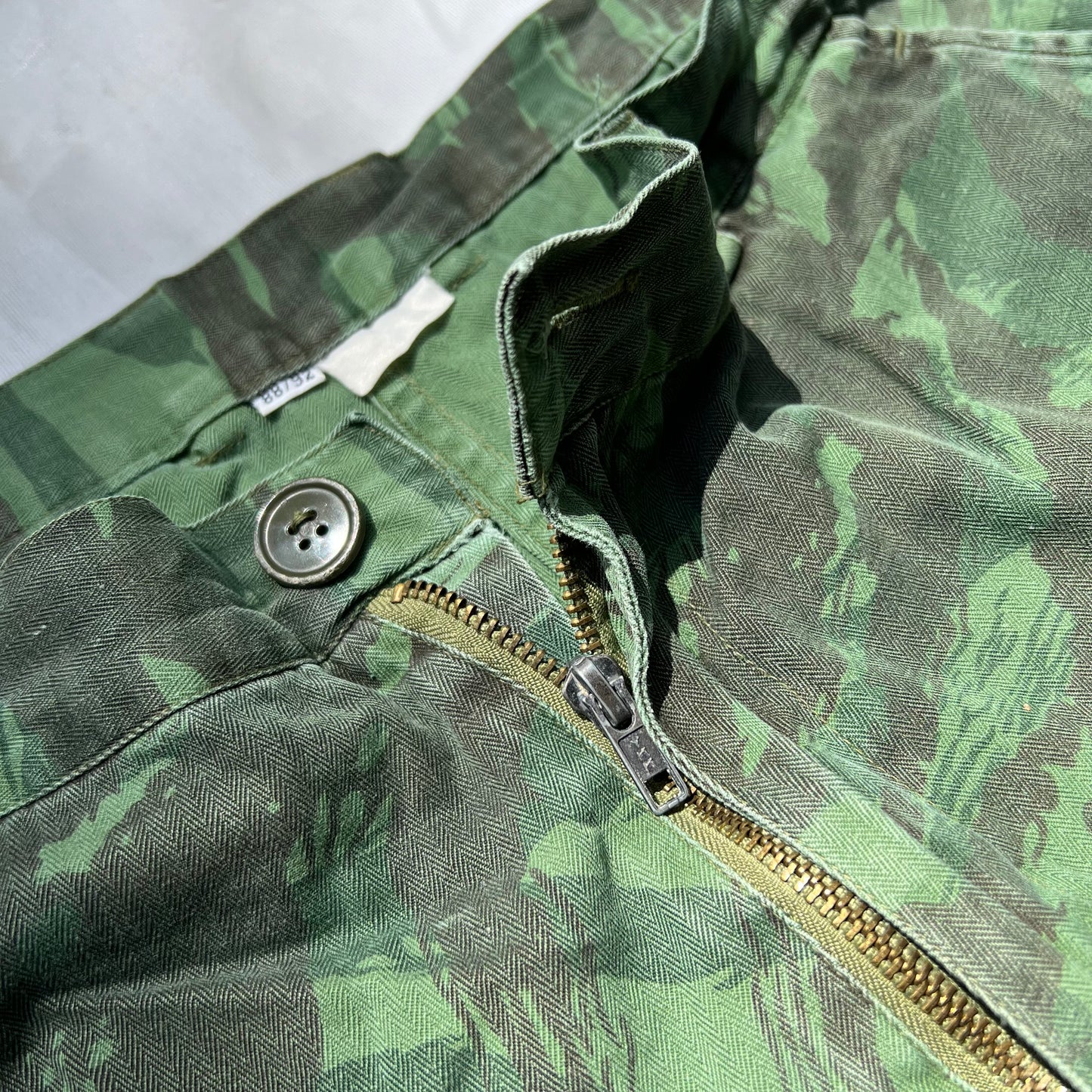 Vintage HBT Army Camouflage Pants