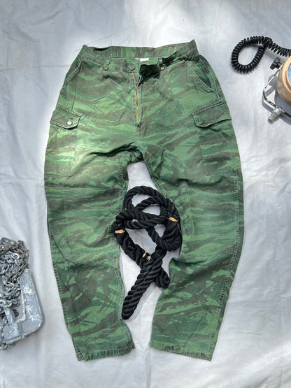 Vintage HBT Army Camouflage Pants