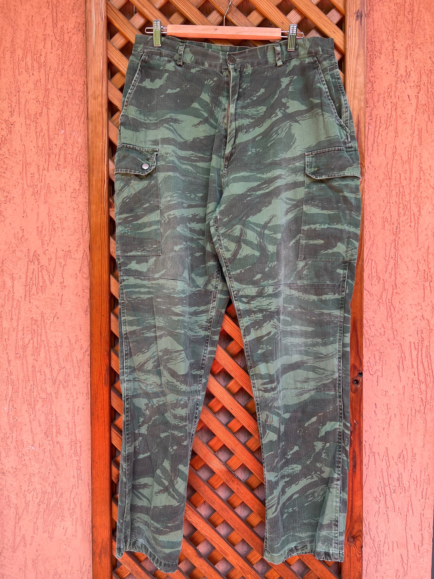 Vintage HBT Army Camouflage Pants