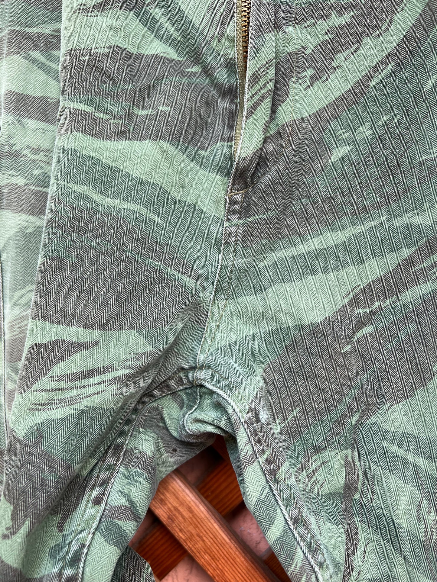 Vintage HBT Army Camouflage Pants