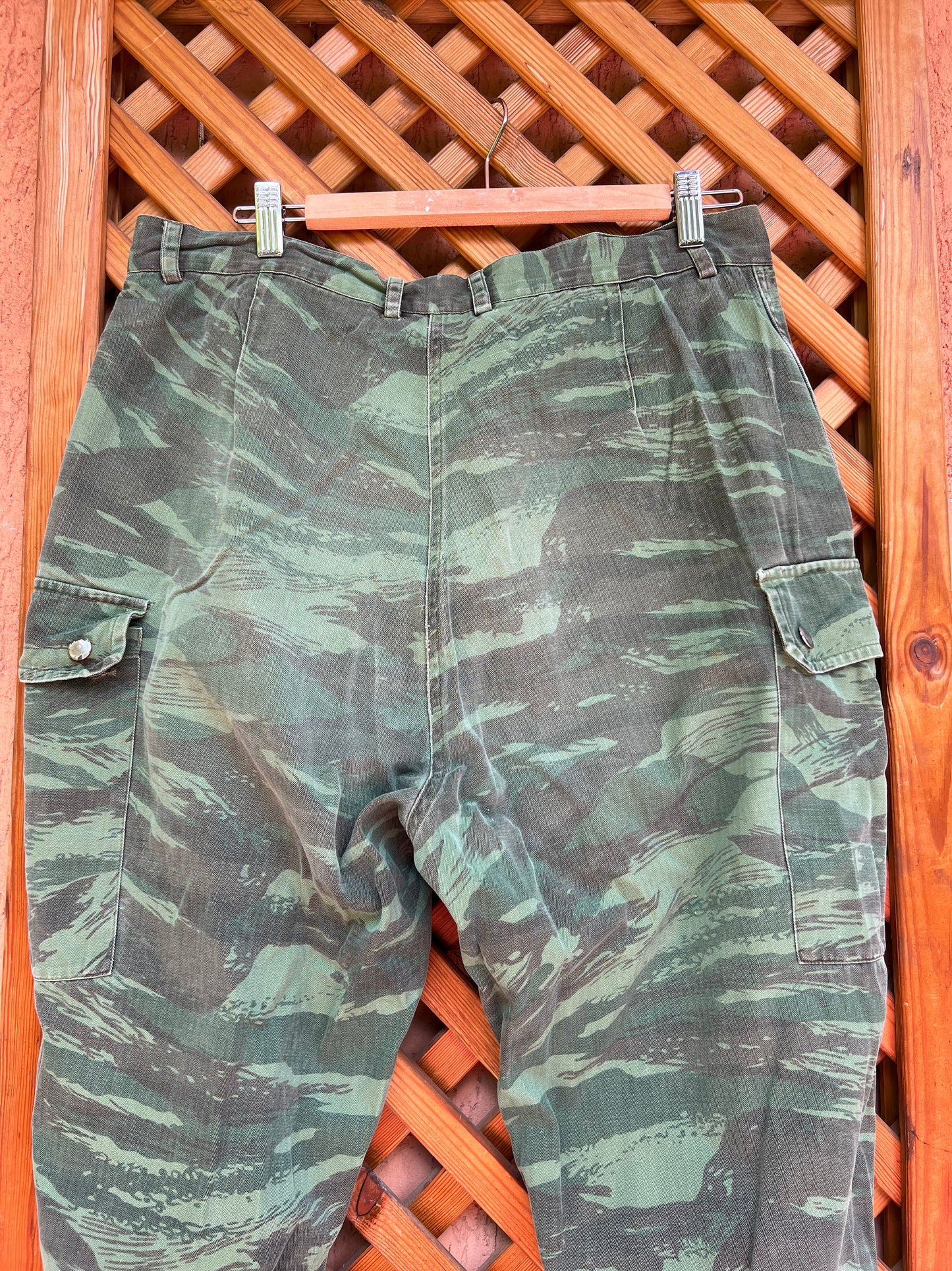 Vintage HBT Army Camouflage Pants