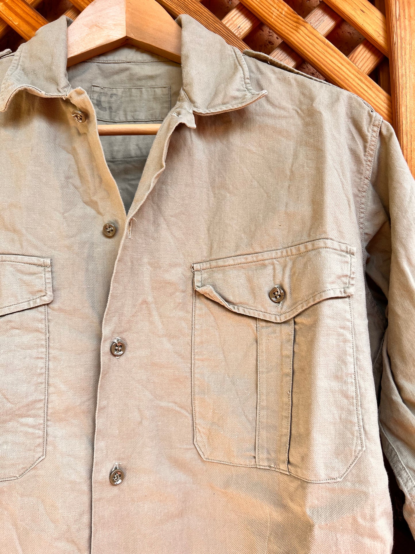 Vintage French Army Shirt