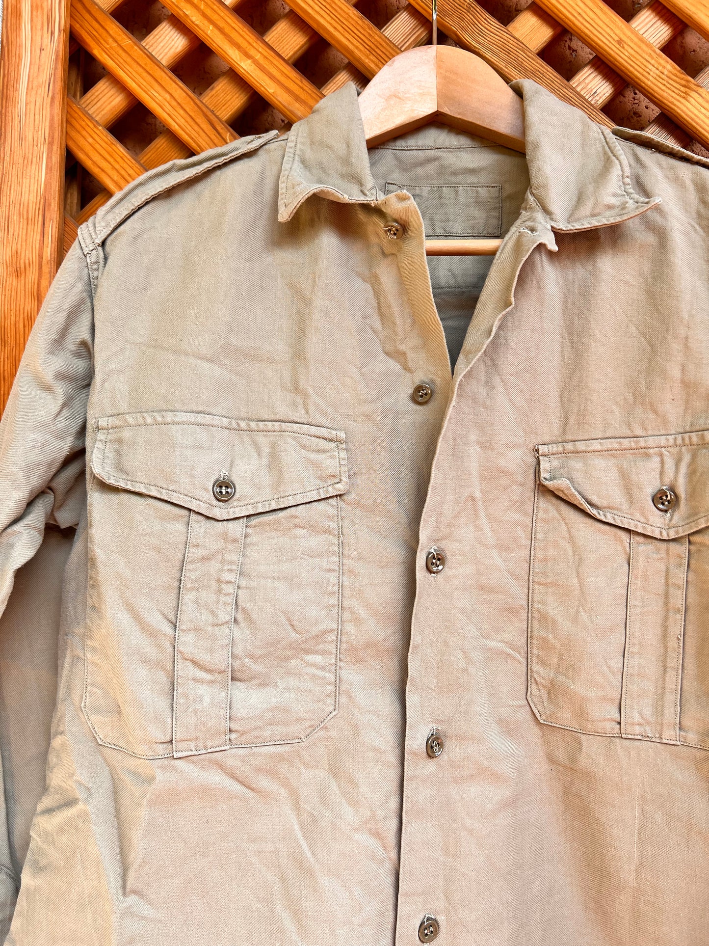 Vintage French Army Shirt