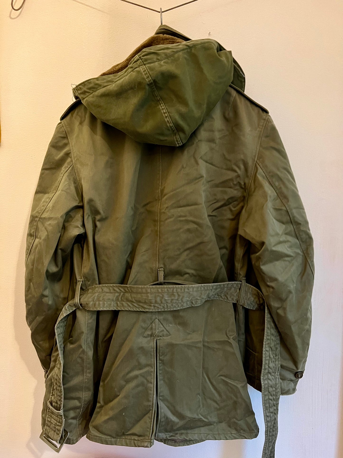 50s US Army Trench Overcoat with Liner